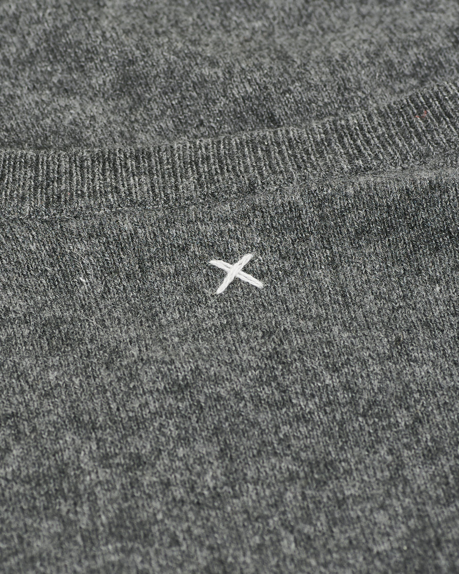 Uomini | Maglieria | People's Republic of Cashmere | Cashmere Roundneck Heather Grey