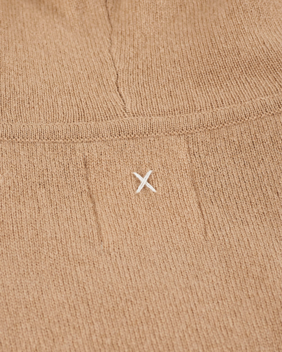 Uomini | Maglieria | People's Republic of Cashmere | Cashmere Hoodie Camel