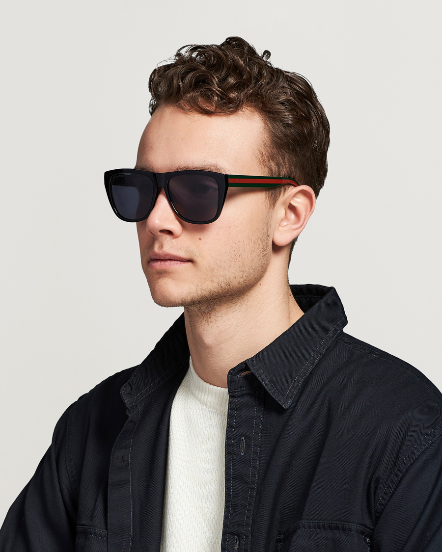 Uomini | Occhiali da sole | Gucci | GG0926S Sunglasses Black/Green