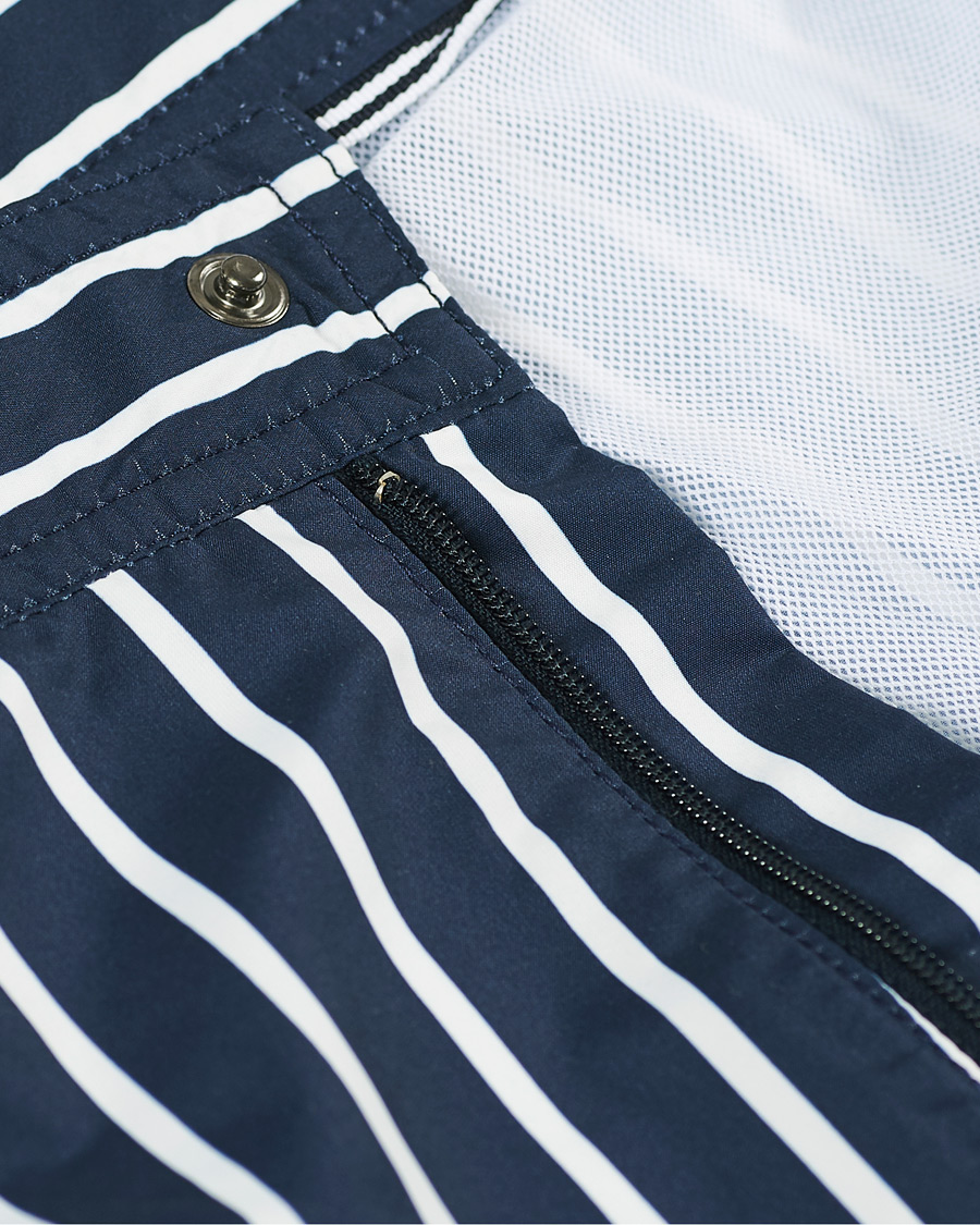 Uomini | Costumi da bagno | Ralph Lauren Purple Label | Riviera Swim Trunks Navy/White