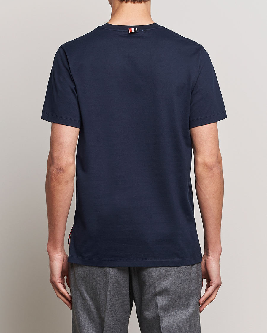 Uomini | T-shirt | Thom Browne | Relaxed Fit T-Shirt Navy