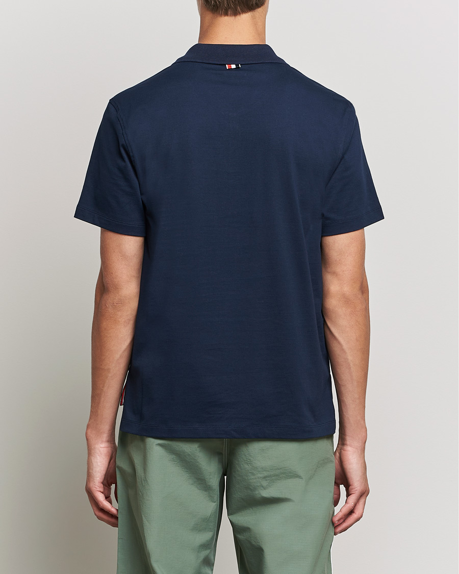 Uomini | Polo | Thom Browne | Relaxed Fit Polo Navy
