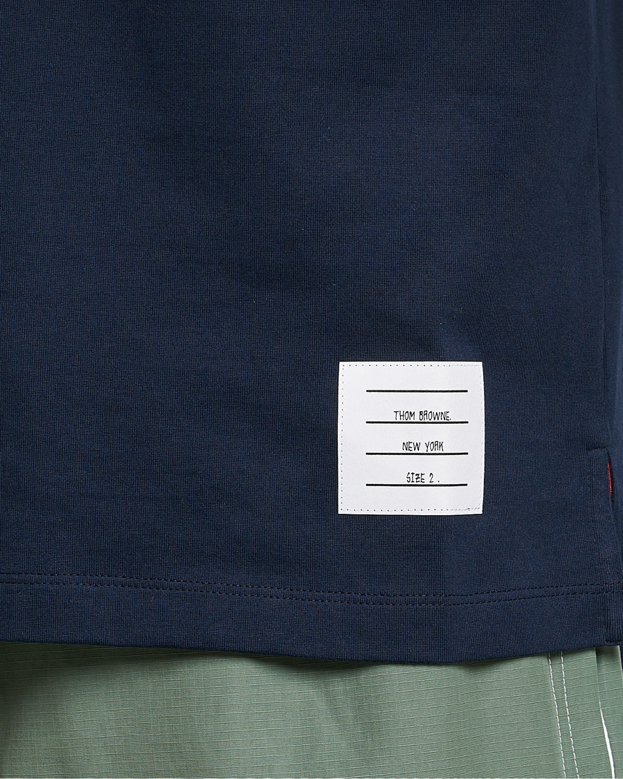 Uomini | Polo | Thom Browne | Relaxed Fit Polo Navy