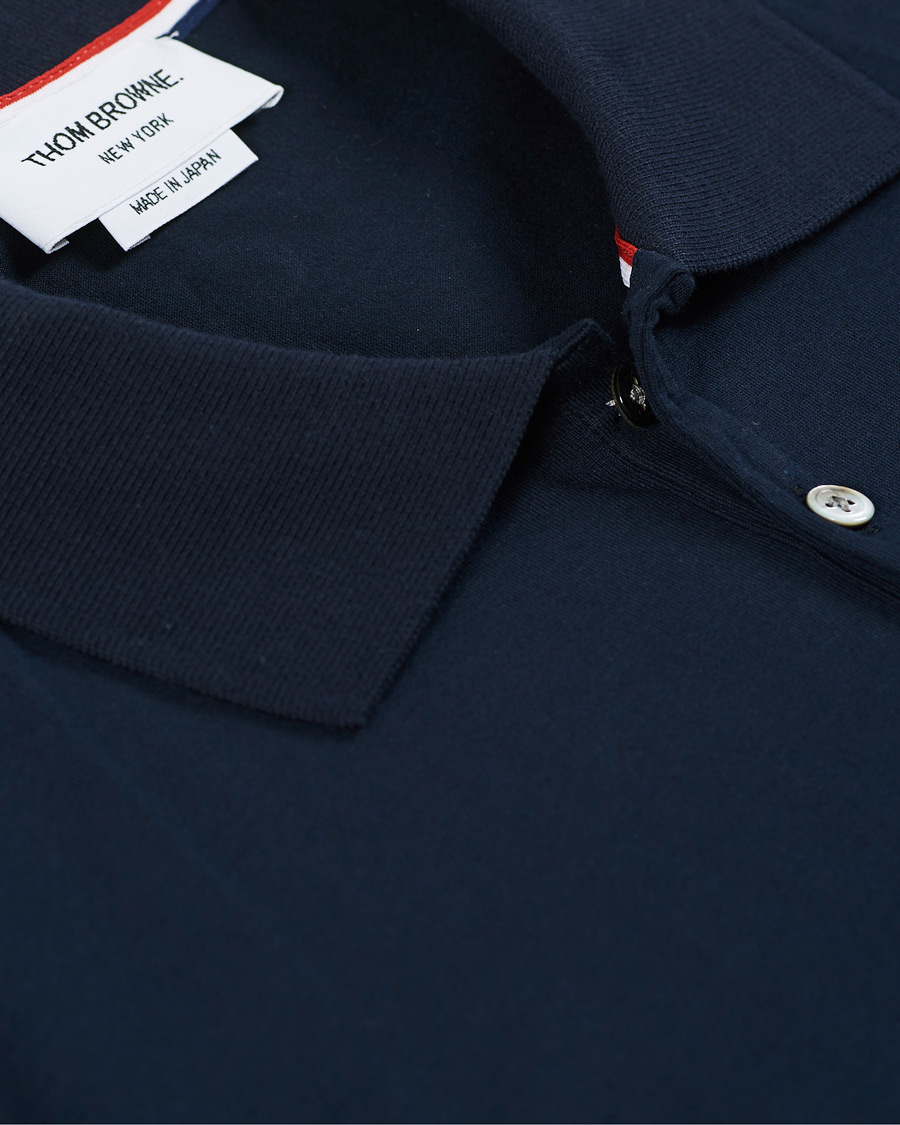 Uomini | Polo | Thom Browne | Relaxed Fit Polo Navy