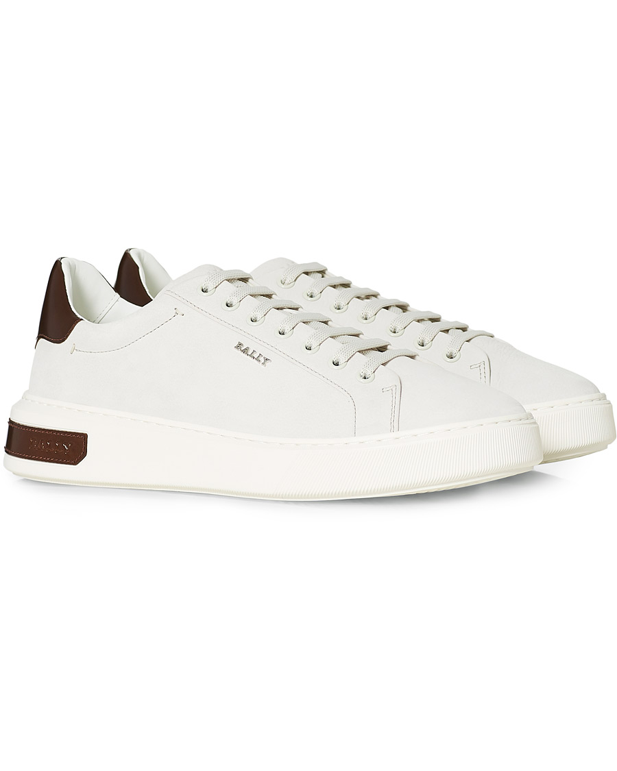 Uomini | Bally Miky Sneaker Dusty White Suede | Bally | Miky Sneaker Dusty White Suede