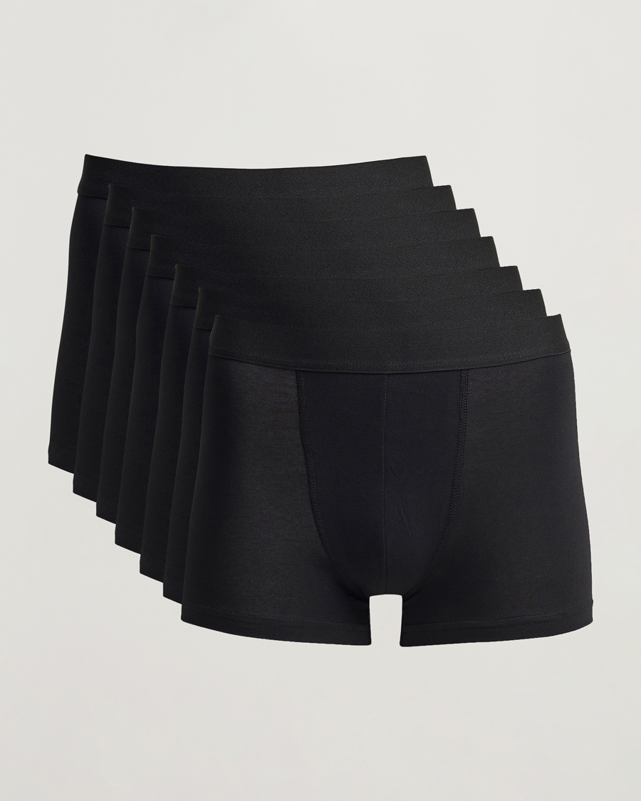 Uomini | Biancheria intima | Bread & Boxers | 7-Pack Boxer Brief Black