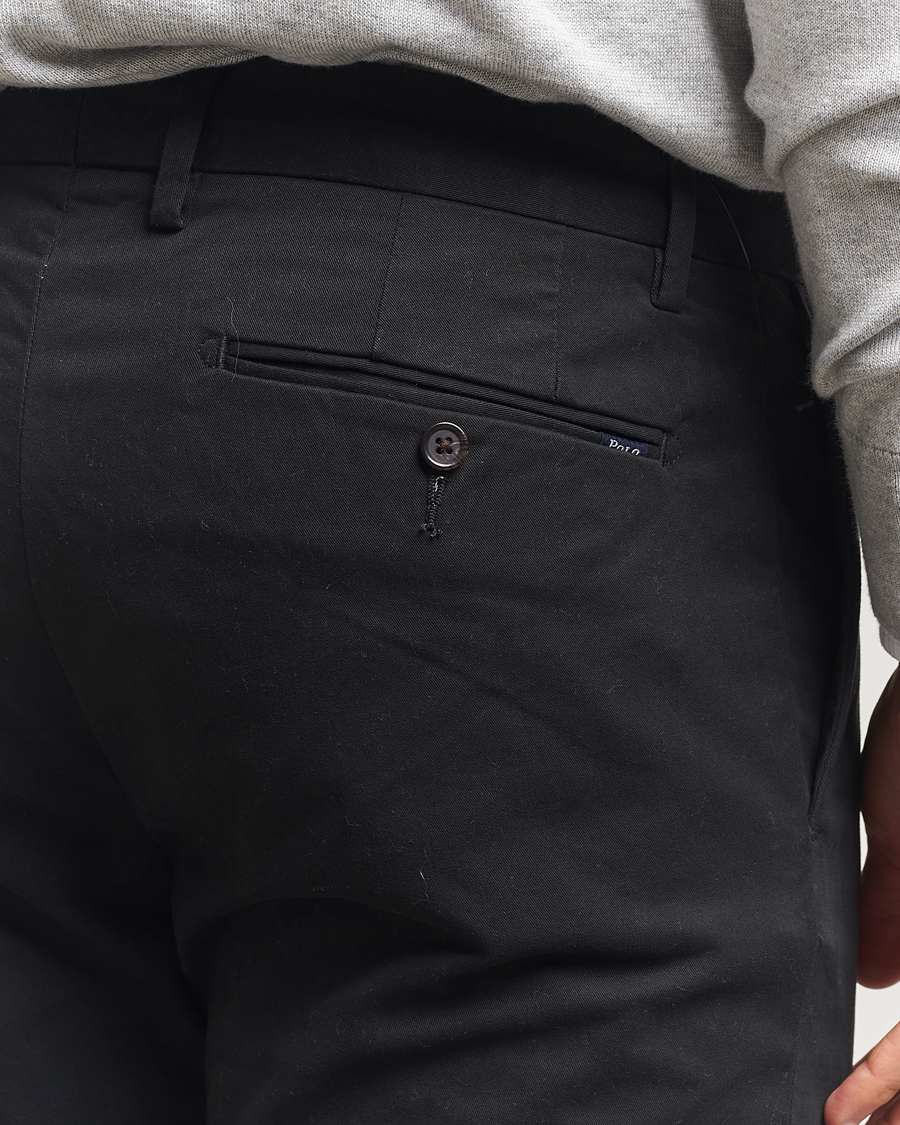 Uomini | Pantaloni | Polo Ralph Lauren | Slim Fit Stretch Chinos Black