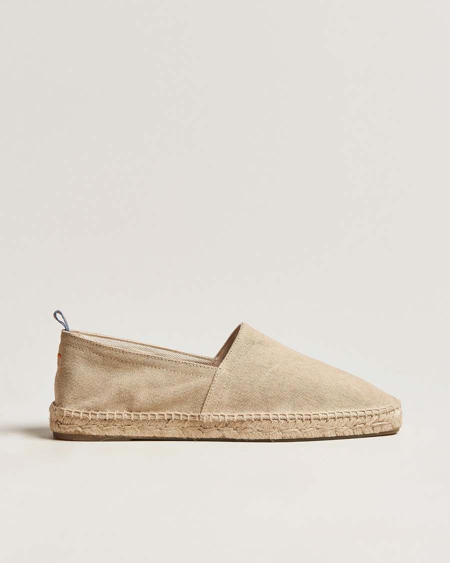 Uomini | Espadrillas | Castañer | Pablo Washed Canvas Espadrilles Sand