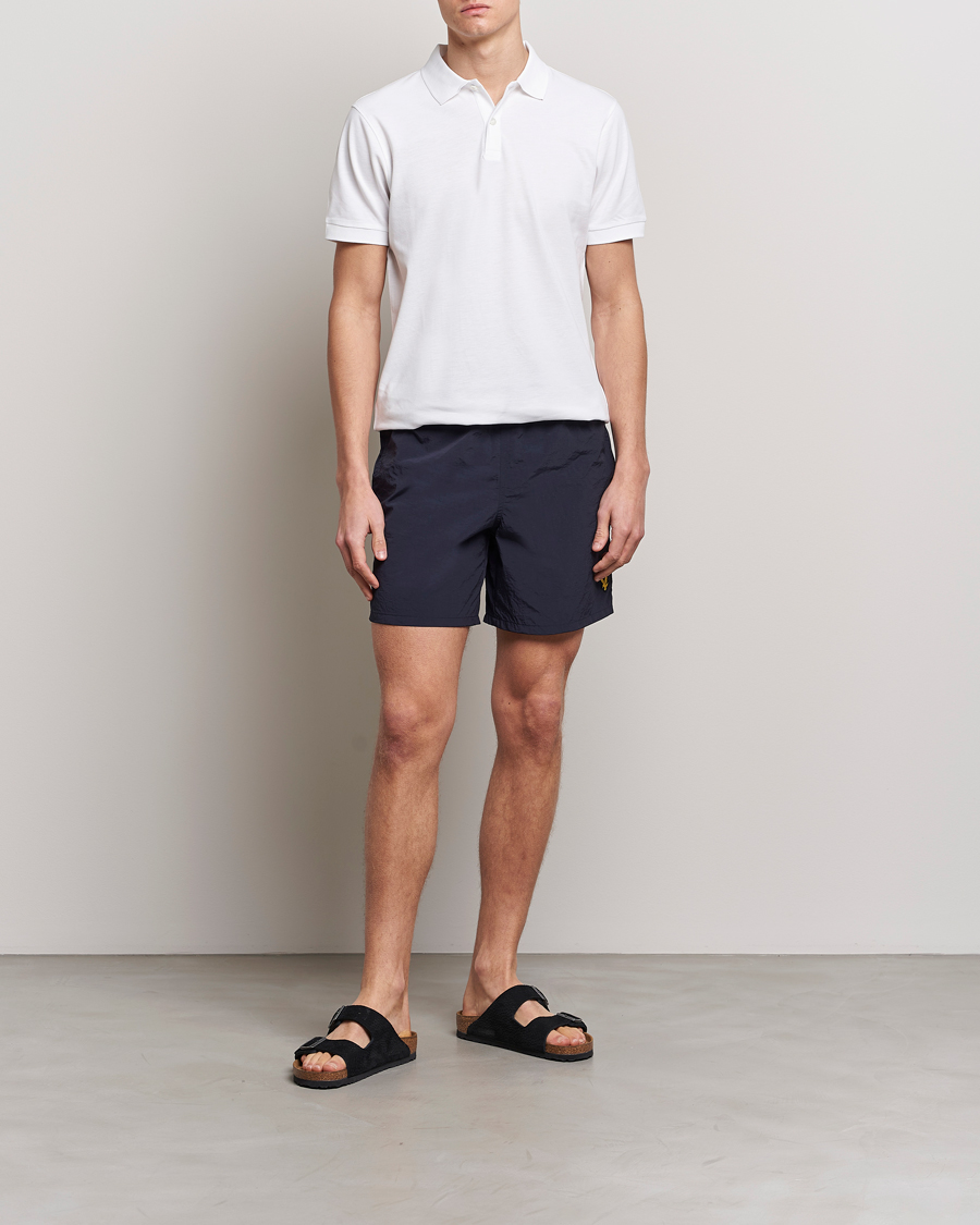 Uomini | Costumi da bagno | Lyle & Scott | Plain Swimshorts Dark Navy