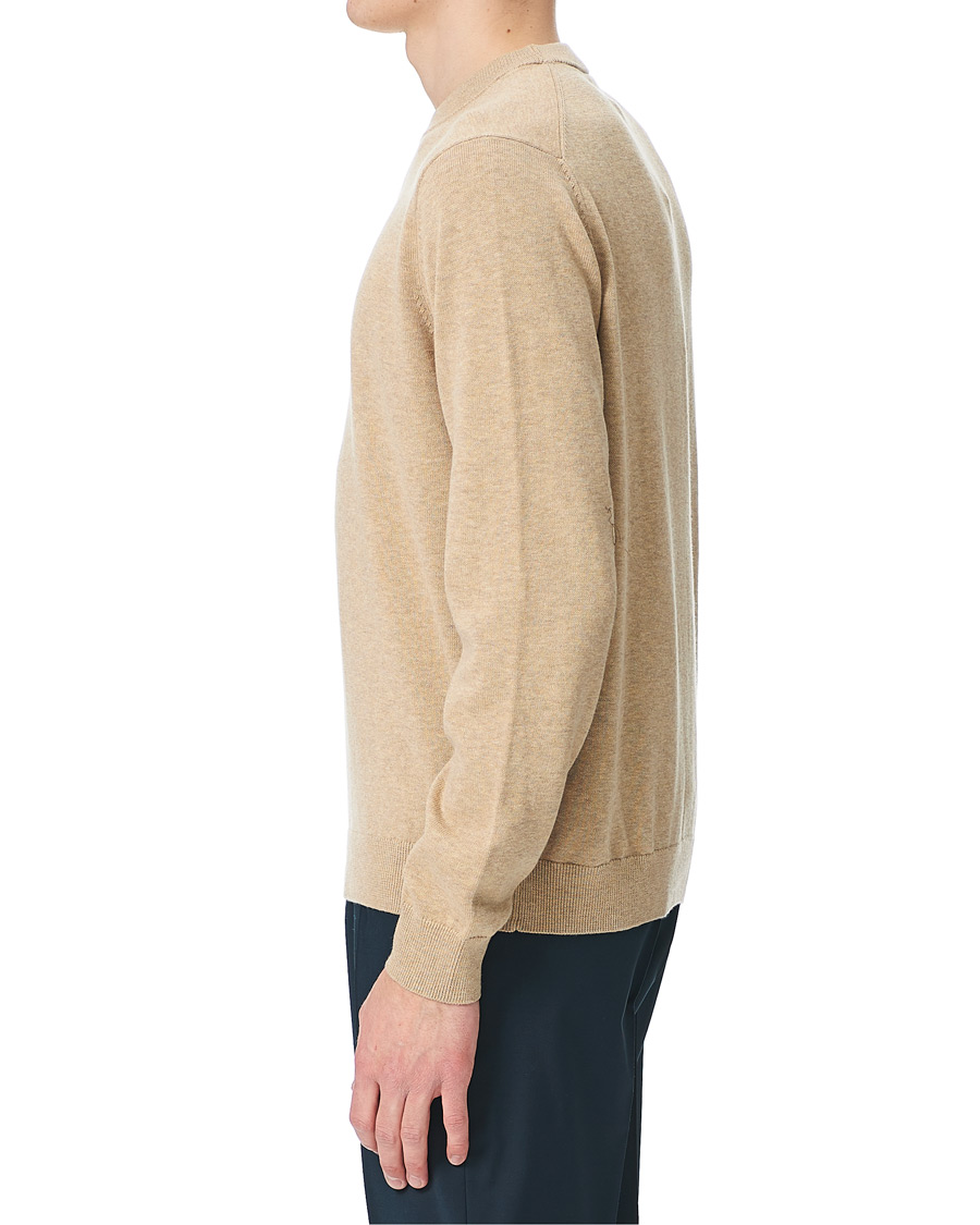 Uomini | Maglieria | Samsøe Samsøe | Samsøe & Samsøe Thijs Cotton/Cashmere Crew Neck Humus