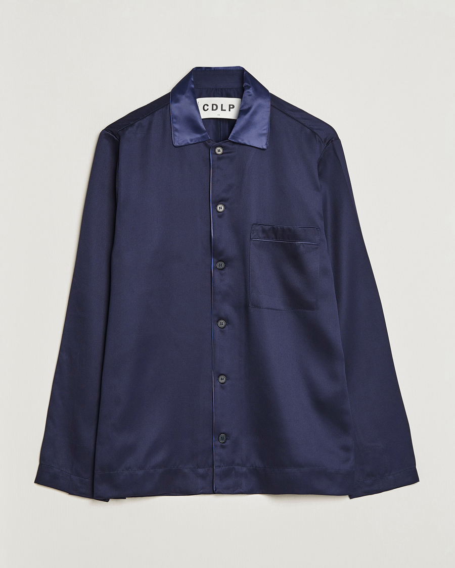 Uomini | Accappatoi & Pigiami | CDLP | Home Suit Long Sleeve Top Navy Blue