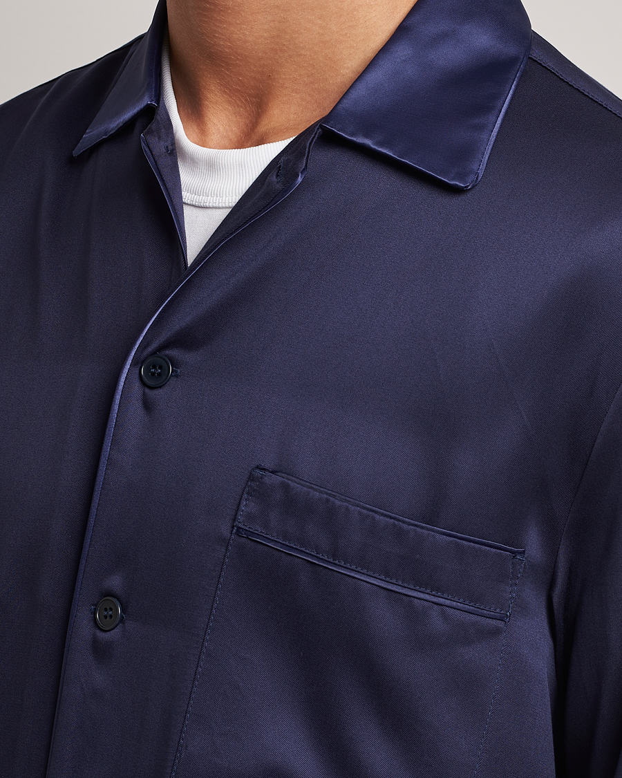 Uomini | Accappatoi & Pigiami | CDLP | Home Suit Long Sleeve Top Navy Blue