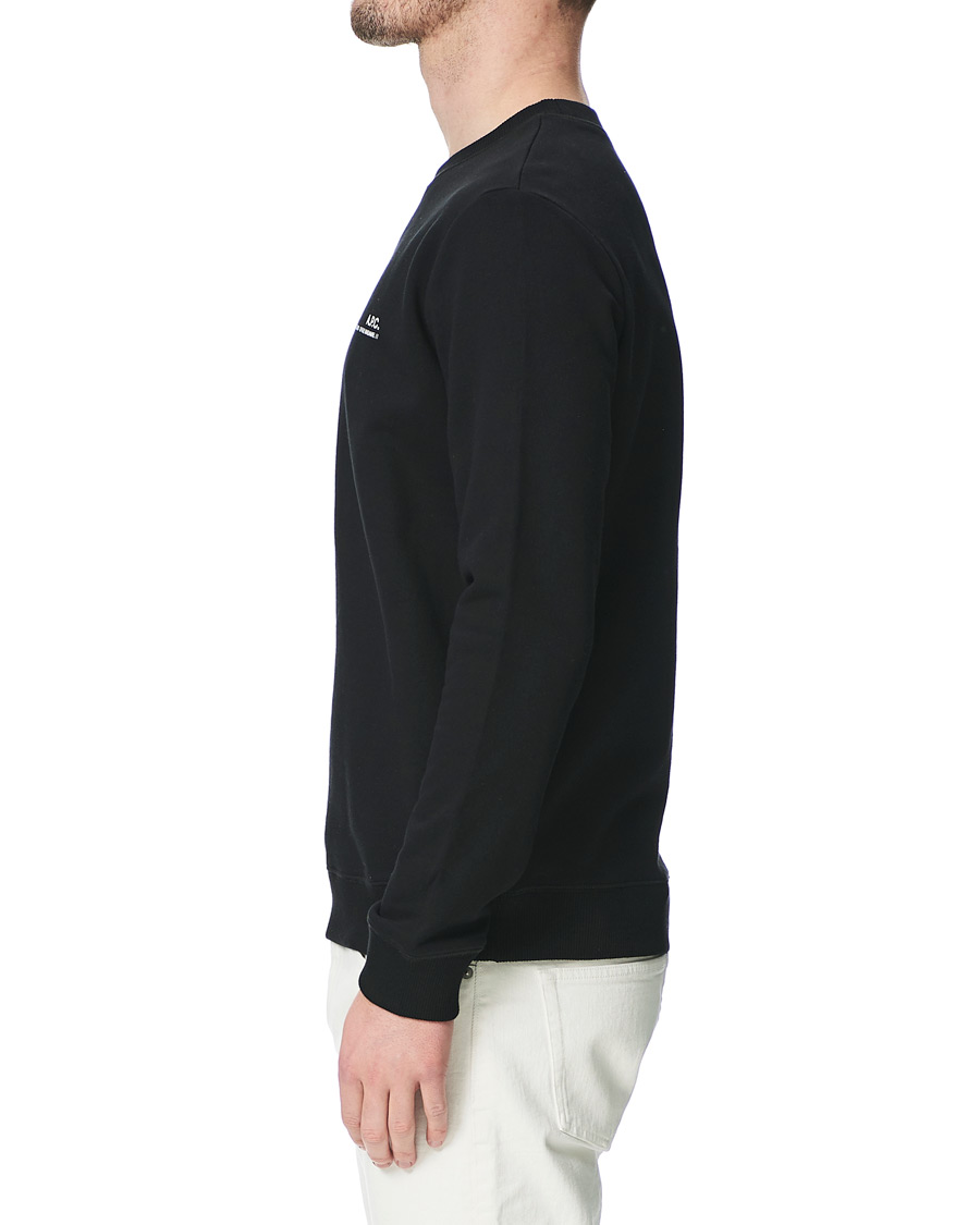 Uomini | Maglieria | A.P.C. | Item Crew Neck Sweatshirt Black