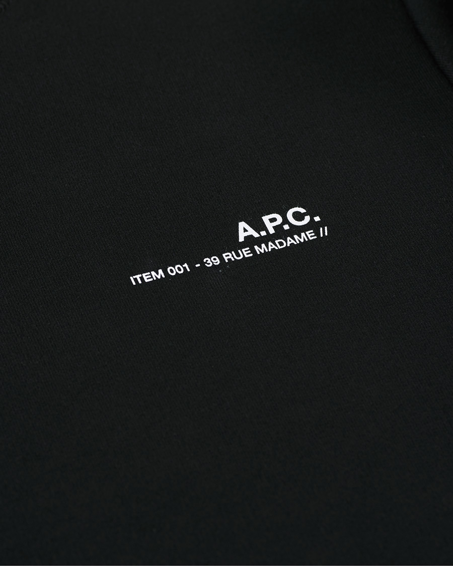 Uomini | Maglieria | A.P.C. | Item Crew Neck Sweatshirt Black