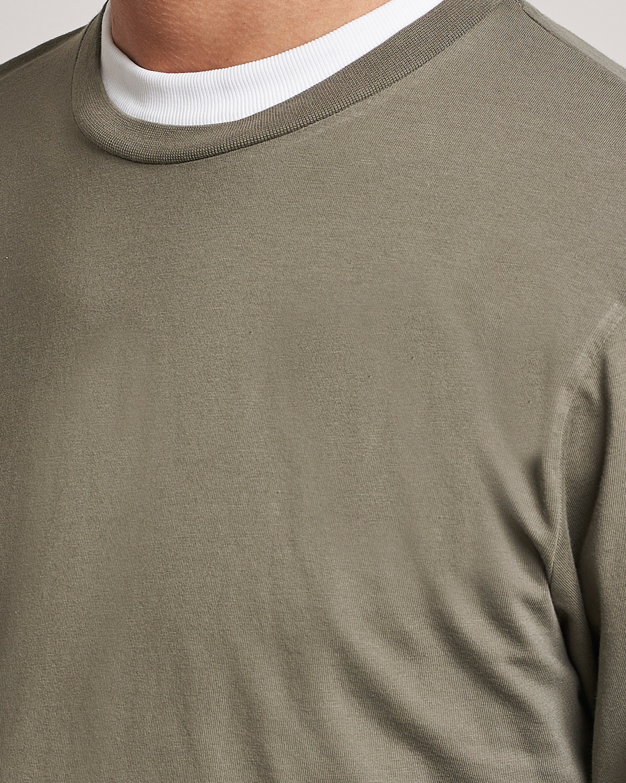 Uomini | T-shirt | Colorful Standard | Classic Organic Long Sleeve T-shirt Dusty Olive