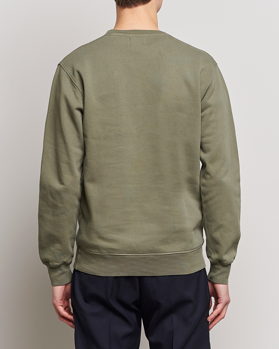 Uomini | Maglieria | Colorful Standard | Classic Organic Crew Neck Sweat Dusty Olive