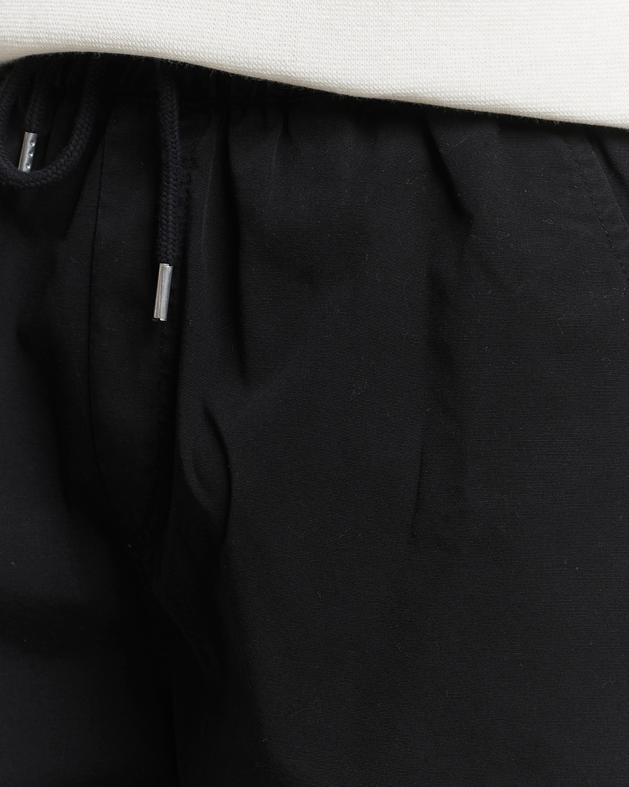 Uomini | Pantaloncini | Colorful Standard | Classic Organic Twill Drawstring Shorts Deep Black