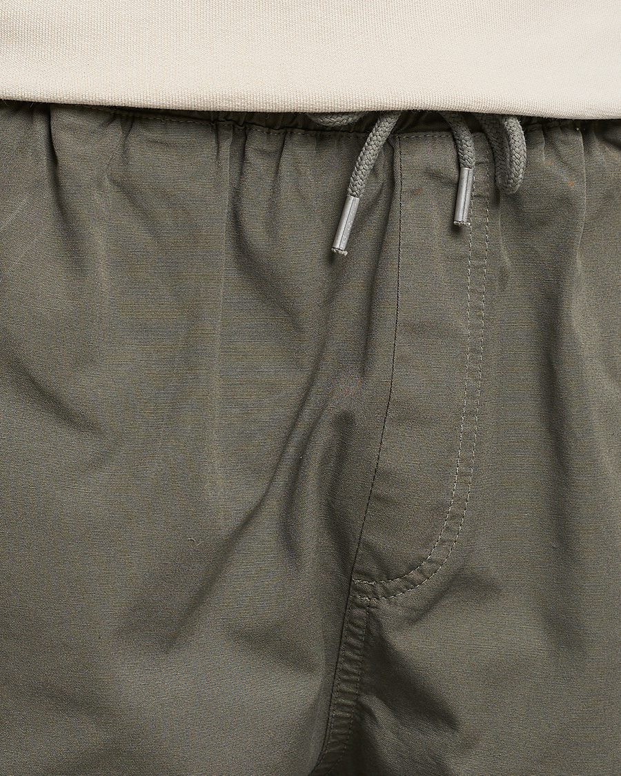 Uomini | Pantaloncini | Colorful Standard | Classic Organic Twill Drawstring Shorts Dusty Olive