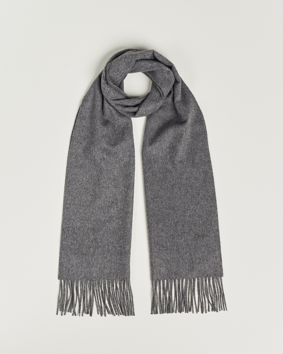 Uomini | Sciarpe | Piacenza Cashmere | Cashmere Scarf Grey Melange