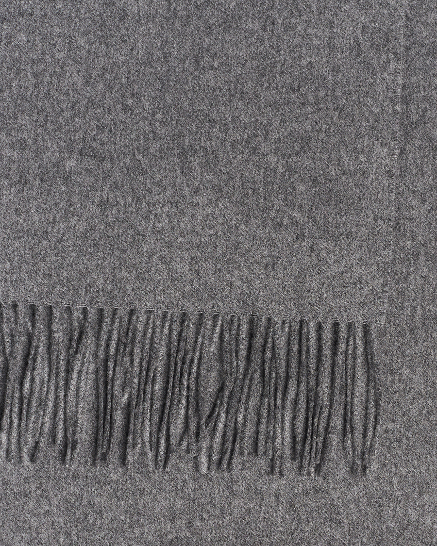 Uomini | Sciarpe | Piacenza Cashmere | Cashmere Scarf Grey Melange