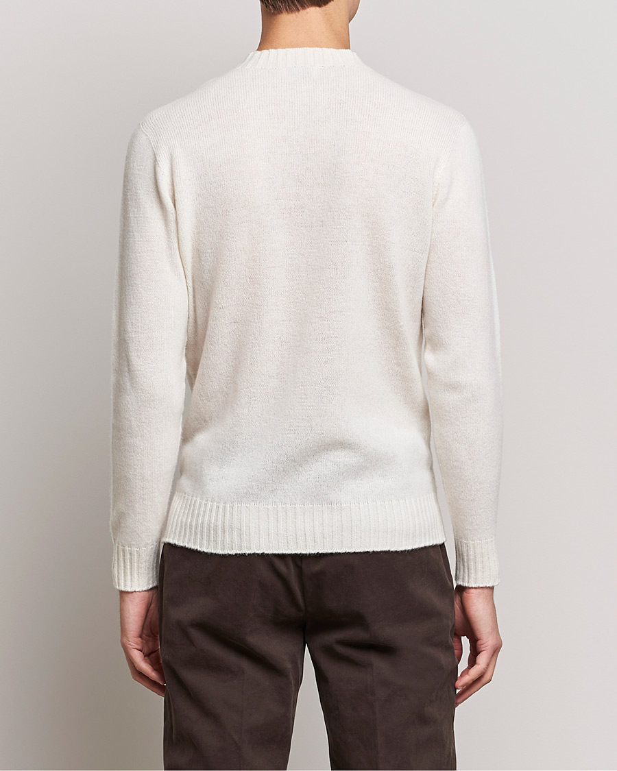 Uomini | Maglieria | Altea | Wool/Cashmere Crew Neck Sweater Latte