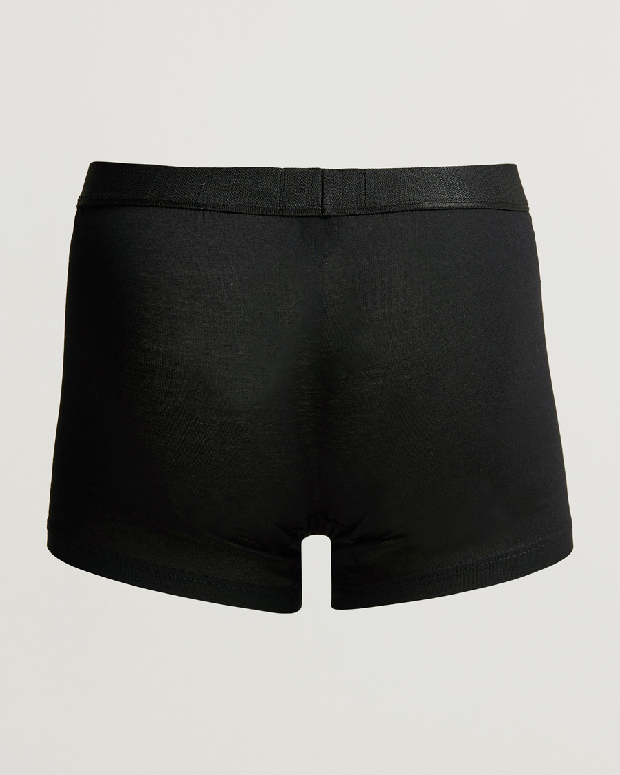Uomini | Biancheria intima | Zegna | Cotton Stretch Boxer Bi-Pack Black