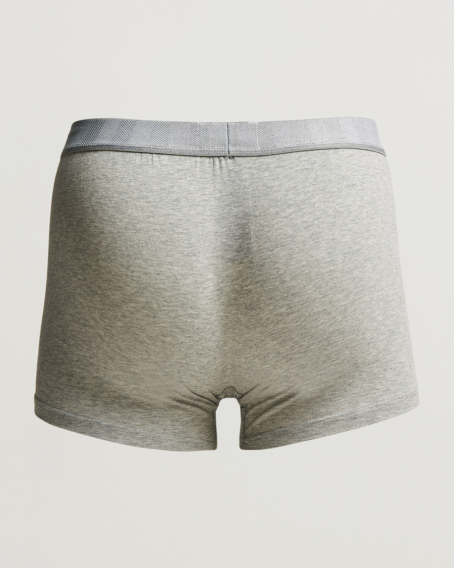Uomini | Biancheria intima | Zegna | Cotton Stretch Boxer Bi-Pack Grey Heather