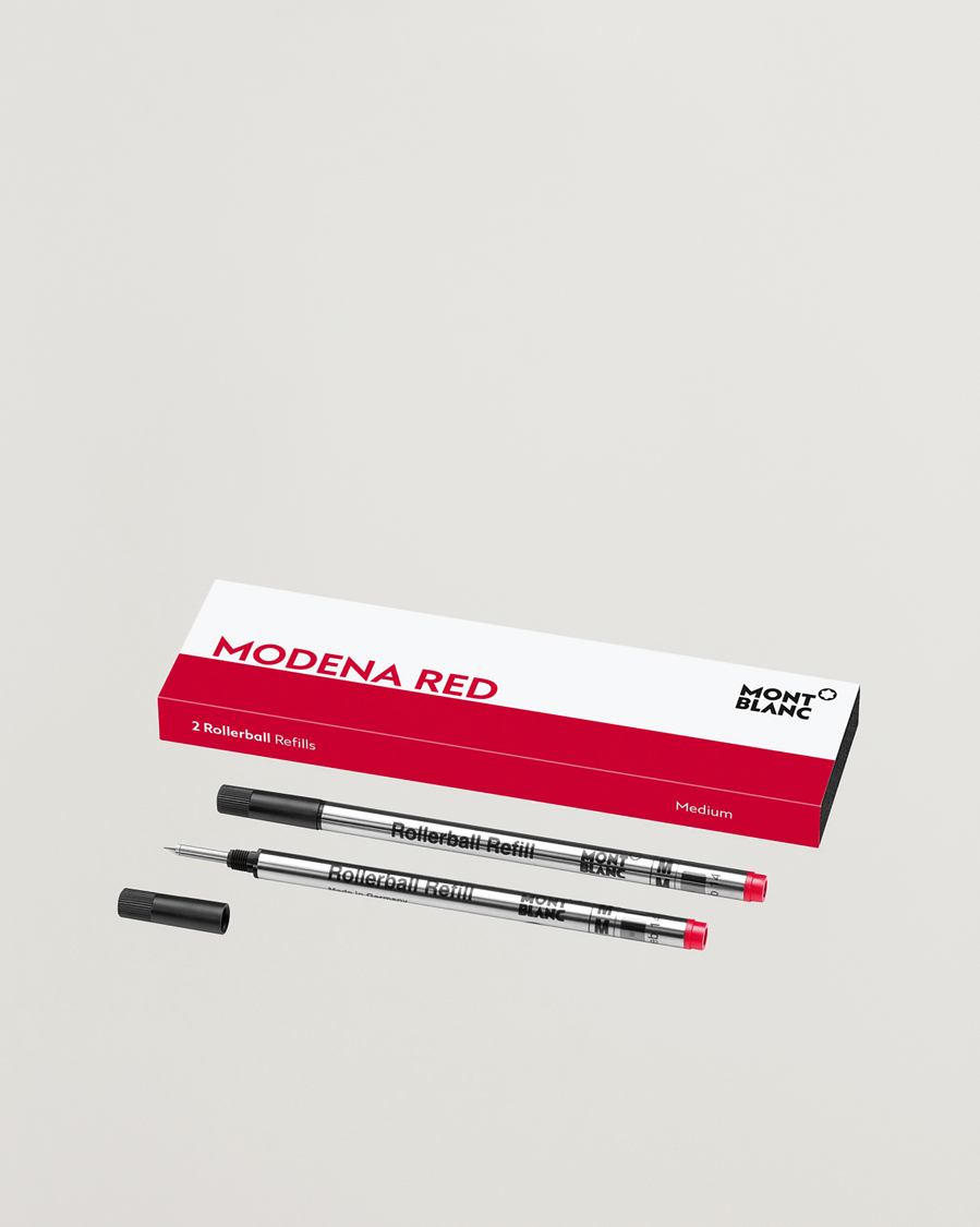 Uomini | Penne | Montblanc | 2 Rollerball Refills Modena Red