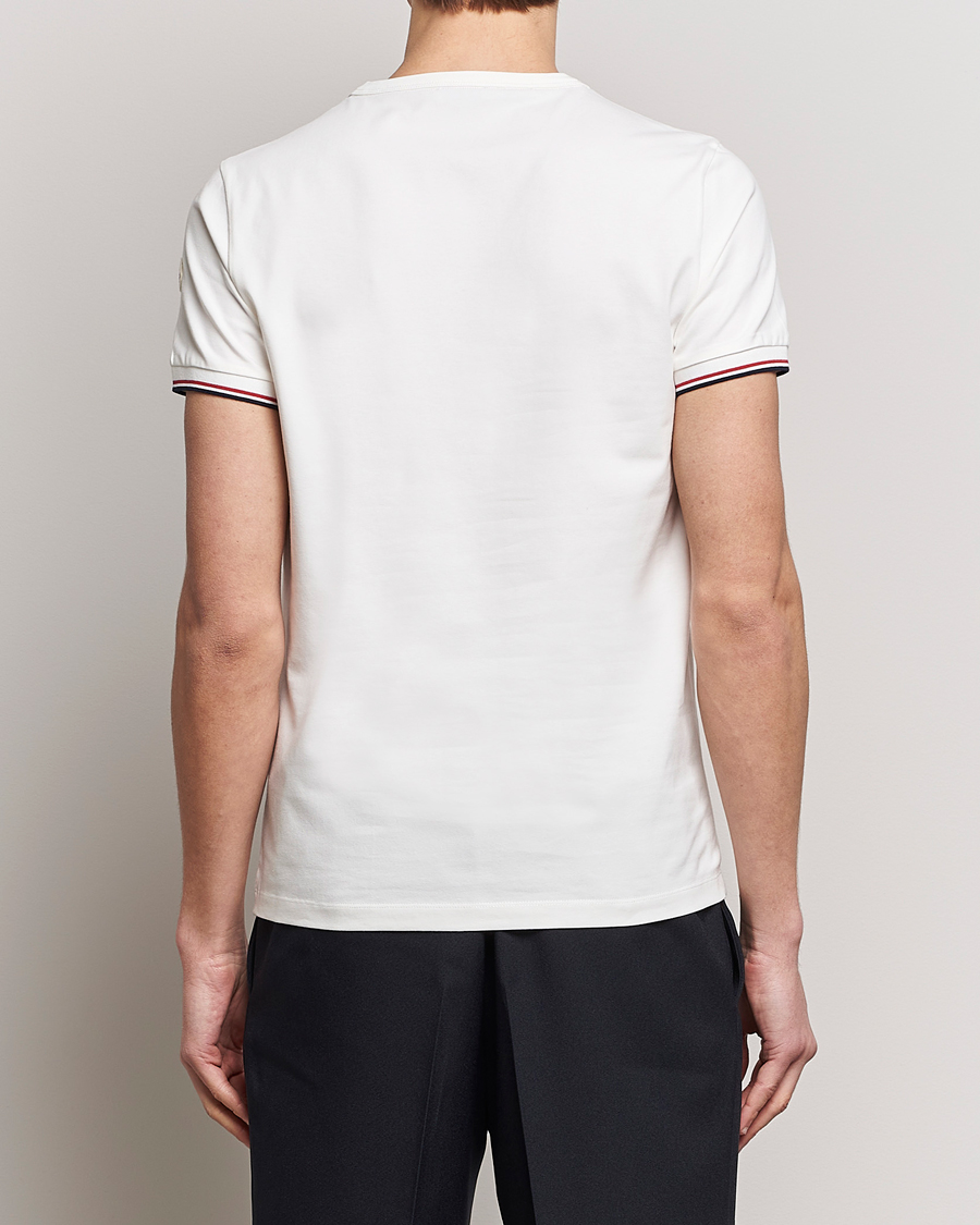 Uomini | T-shirt | Moncler | Shoulder Logo T-Shirt Off White