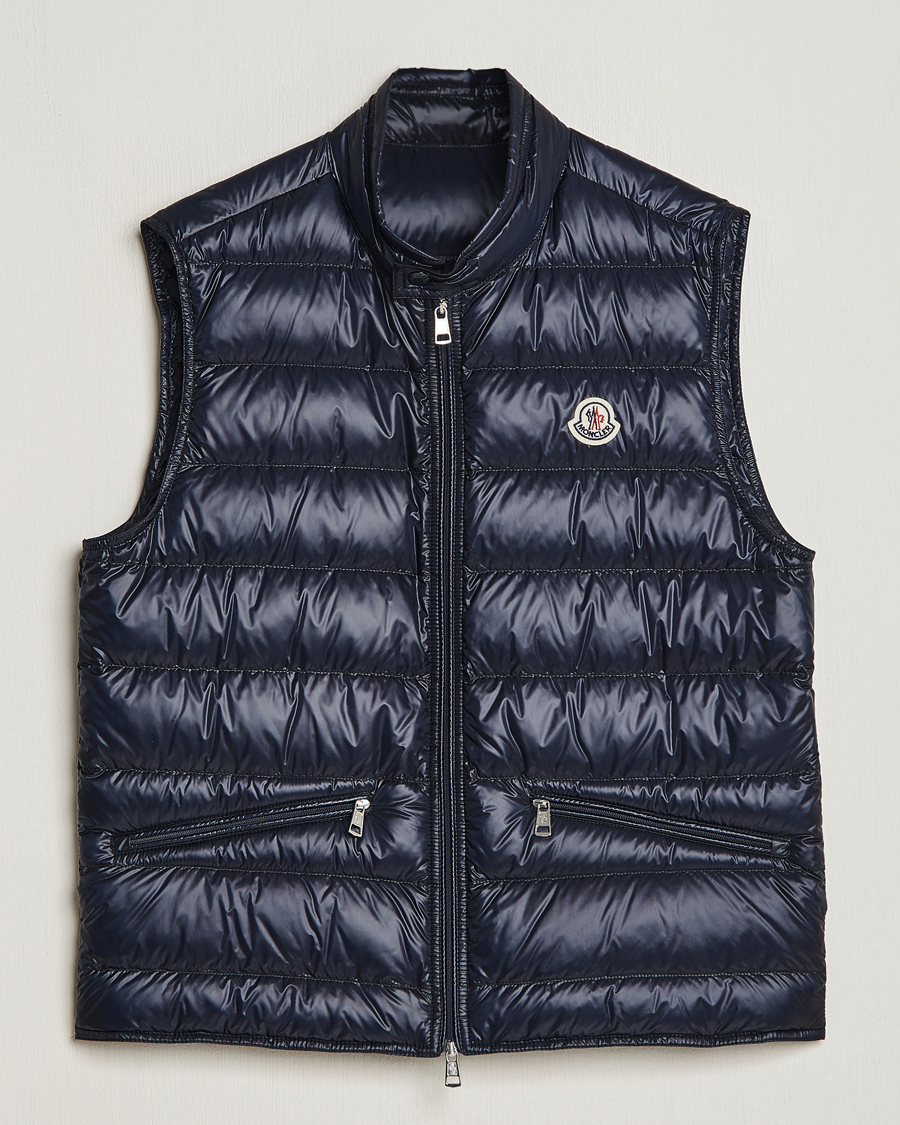 Uomini | Gilet | Moncler | Gui Vest Navy