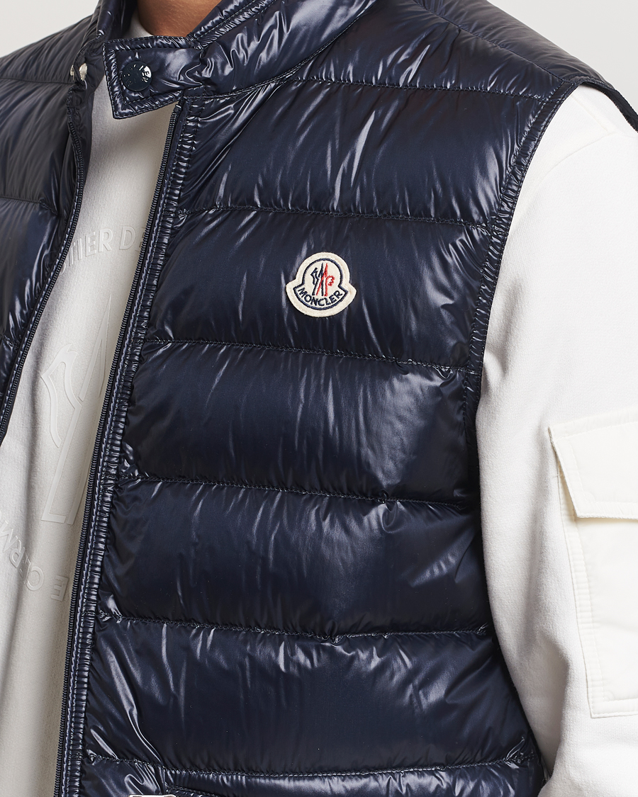 Uomini | Gilet | Moncler | Gui Vest Navy