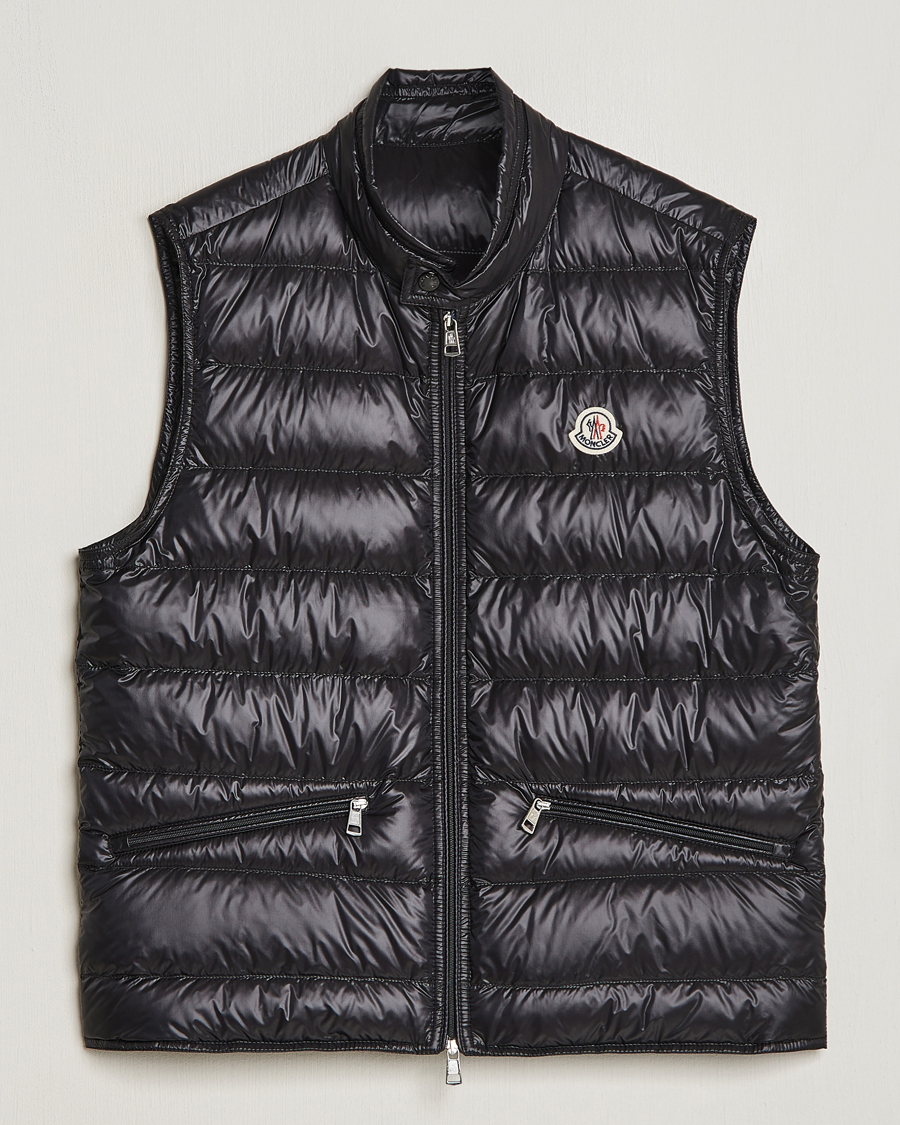 Uomini | Gilet | Moncler | Gui Down Vest Black