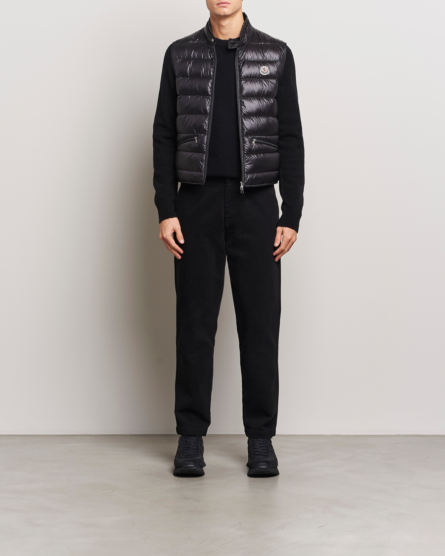 Uomini | Gilet | Moncler | Gui Down Vest Black