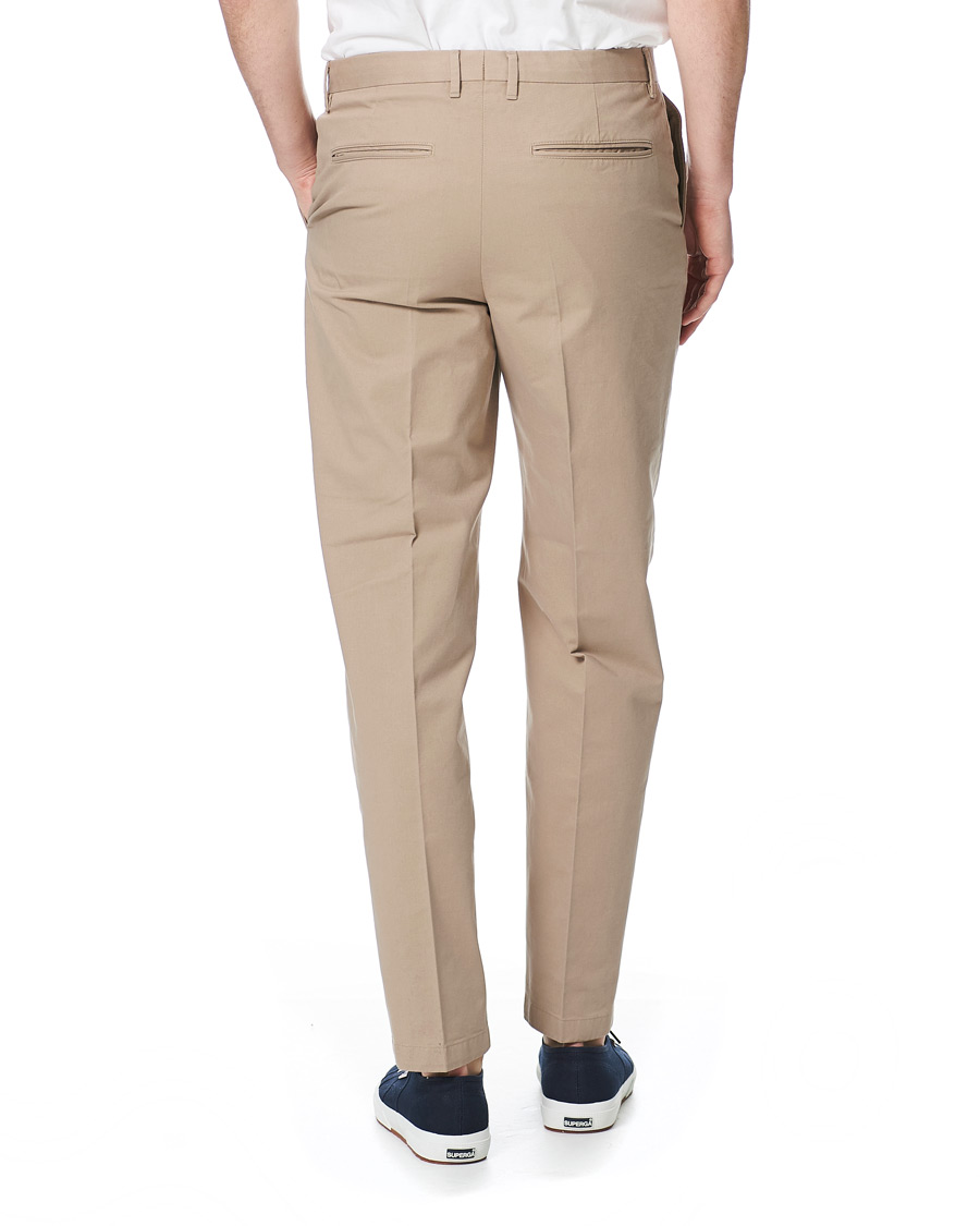 Uomini | Pantaloni | Filippa K | William Cotton Trousers  Desert Taupe