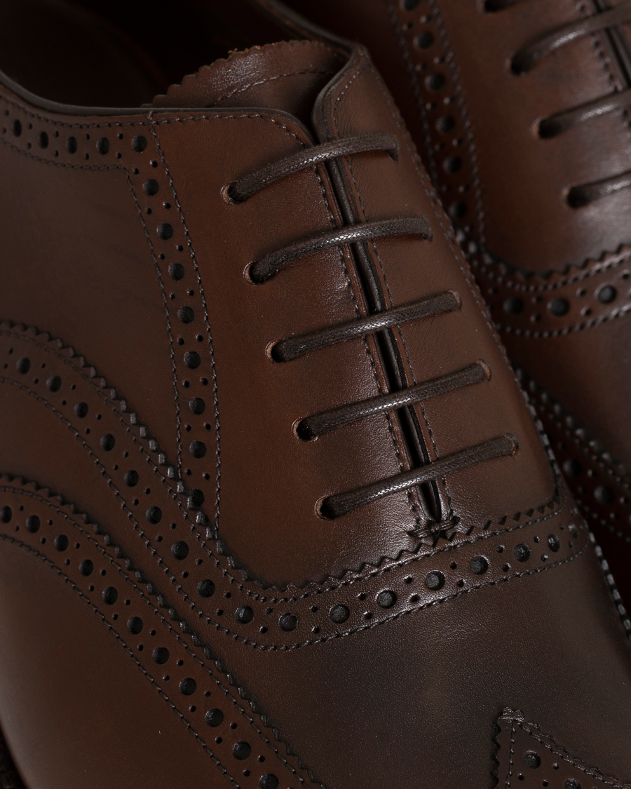 Uomini | Cura delle scarpe | Saphir Medaille d'Or | Shoe Laces Thin Waxed 75cm Dark Brown