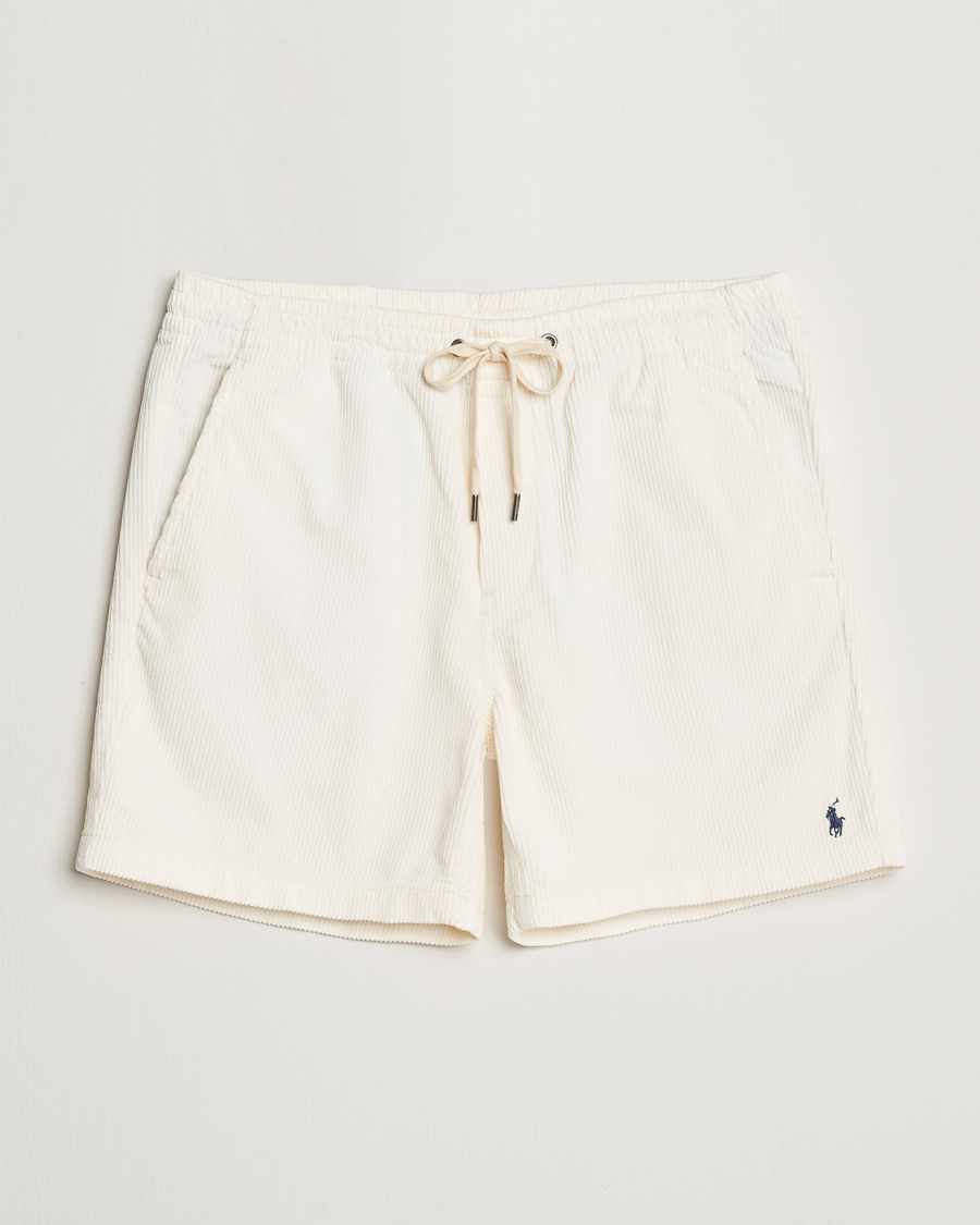 Uomini | Pantaloncini | Polo Ralph Lauren | Prepster Corduroy Drawstring Shorts Warm White