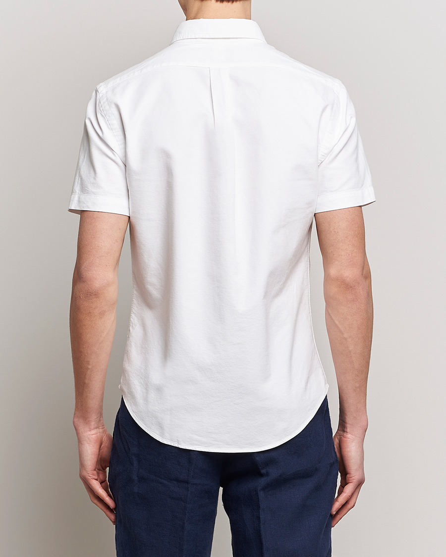 Uomini | Camicie | Polo Ralph Lauren | Slim Fit Oxford Short Sleeve Shirt White