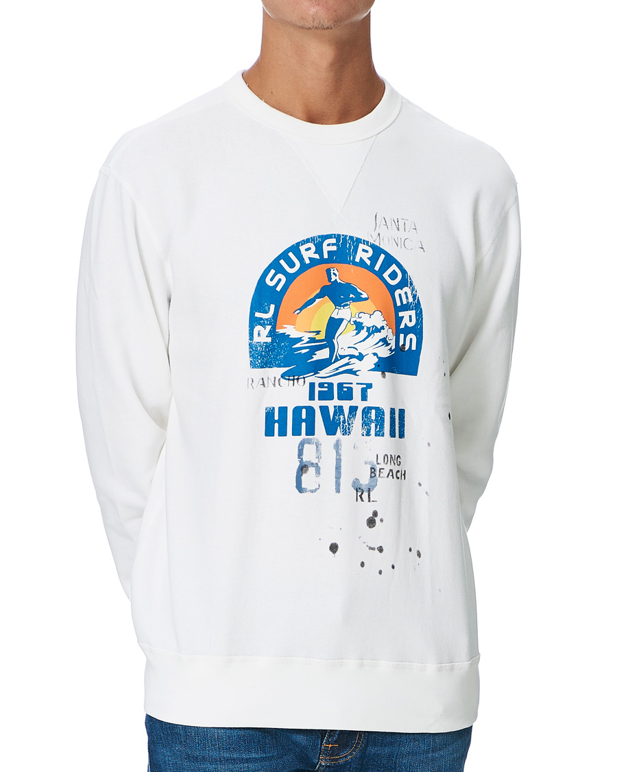 Uomini | Maglieria | Polo Ralph Lauren | Surf Riders Crew Neck Sweatshirt White