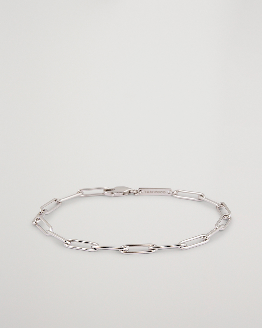 Uomini | Gioielli | Tom Wood | Box Bracelet Silver