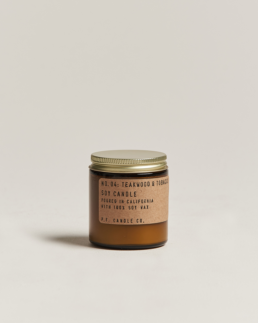 Uomini | Candele profumate | P.F. Candle Co. | Soy Candle No. 4 Teakwood & Tobacco 99g