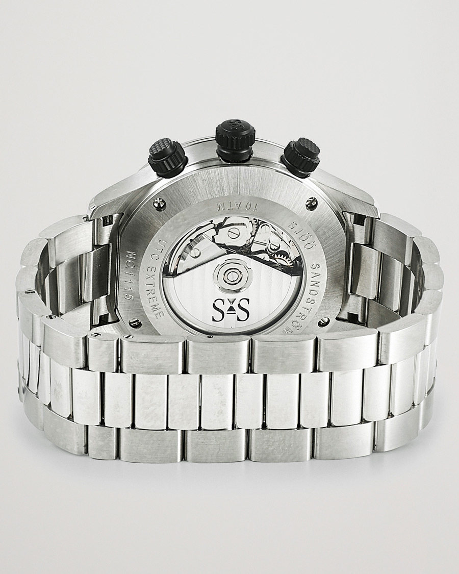 Uomini | Sjöö Sandström UTC Extreme 44,2mm White and Stainless Steel | Sjöö Sandström | UTC Extreme 44,2mm White and Stainless Steel