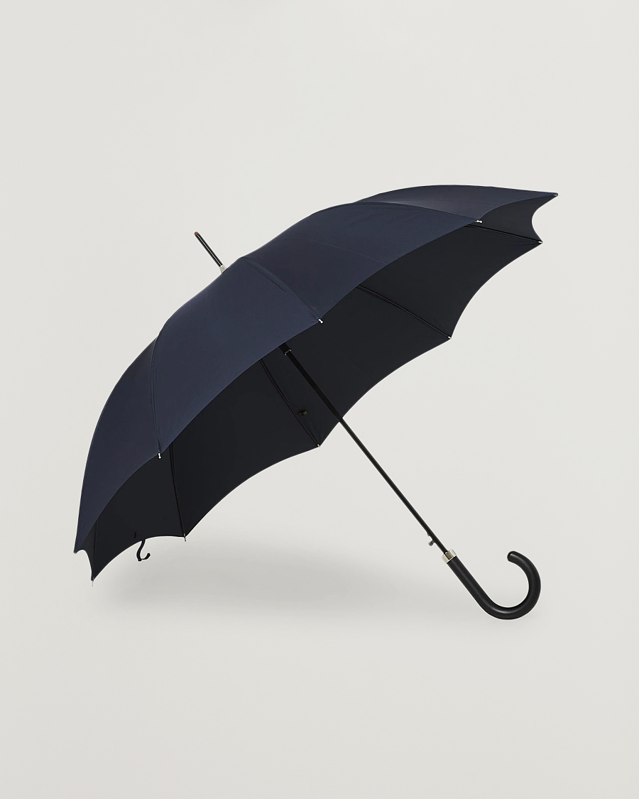 Uomini | Ombrelli | Fox Umbrellas | Hardwood Automatic Umbrella Navy