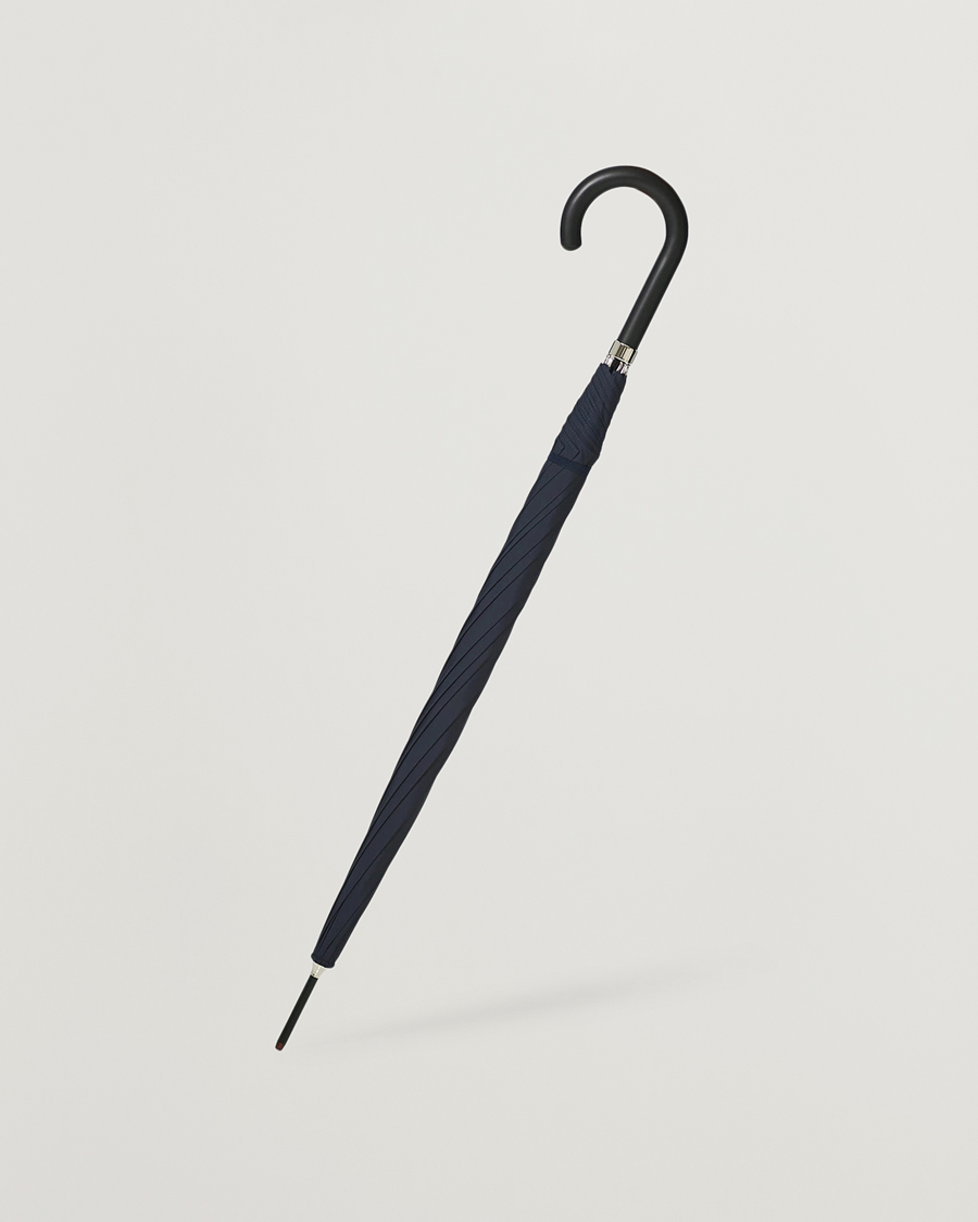 Uomini | Ombrelli | Fox Umbrellas | Hardwood Automatic Umbrella Navy