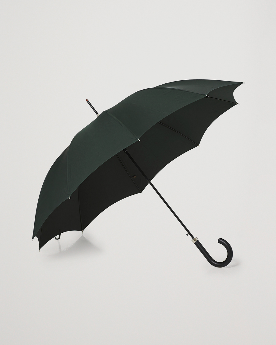 Uomini | Ombrelli | Fox Umbrellas | Hardwood Automatic Umbrella Racing Green