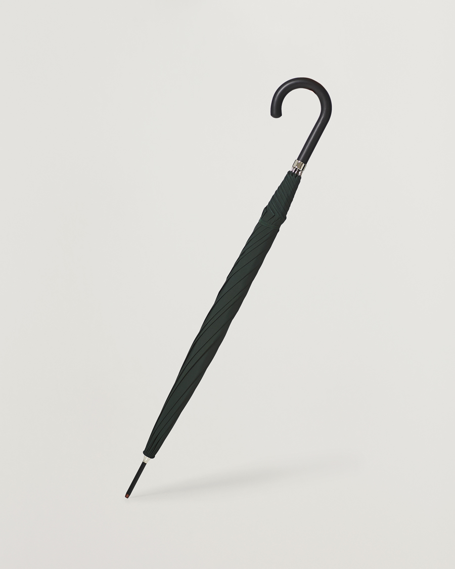 Uomini | Ombrelli | Fox Umbrellas | Hardwood Automatic Umbrella Racing Green