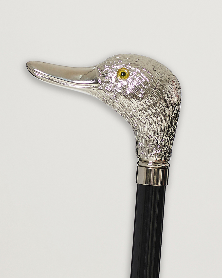 Uomini | Ombrelli | Fox Umbrellas | Silver Duck Umbrella Black Black