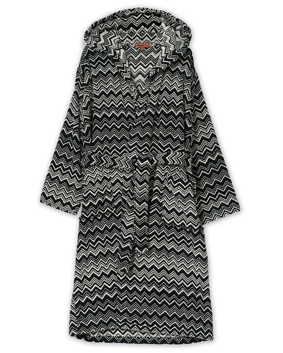 Uomini | Accappatoi & Pigiami | Missoni Home | Keith Bathrobe Black/White
