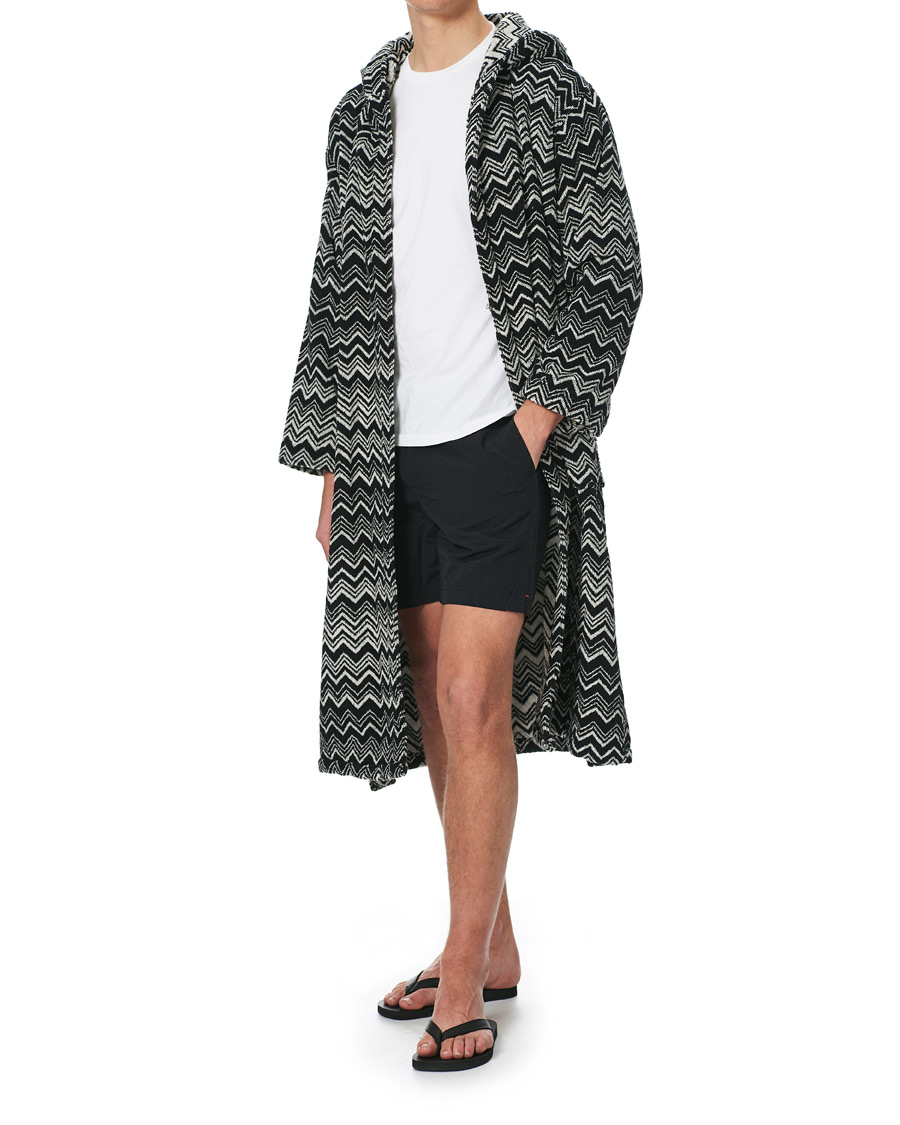 Uomini | Accappatoi & Pigiami | Missoni Home | Keith Bathrobe Black/White