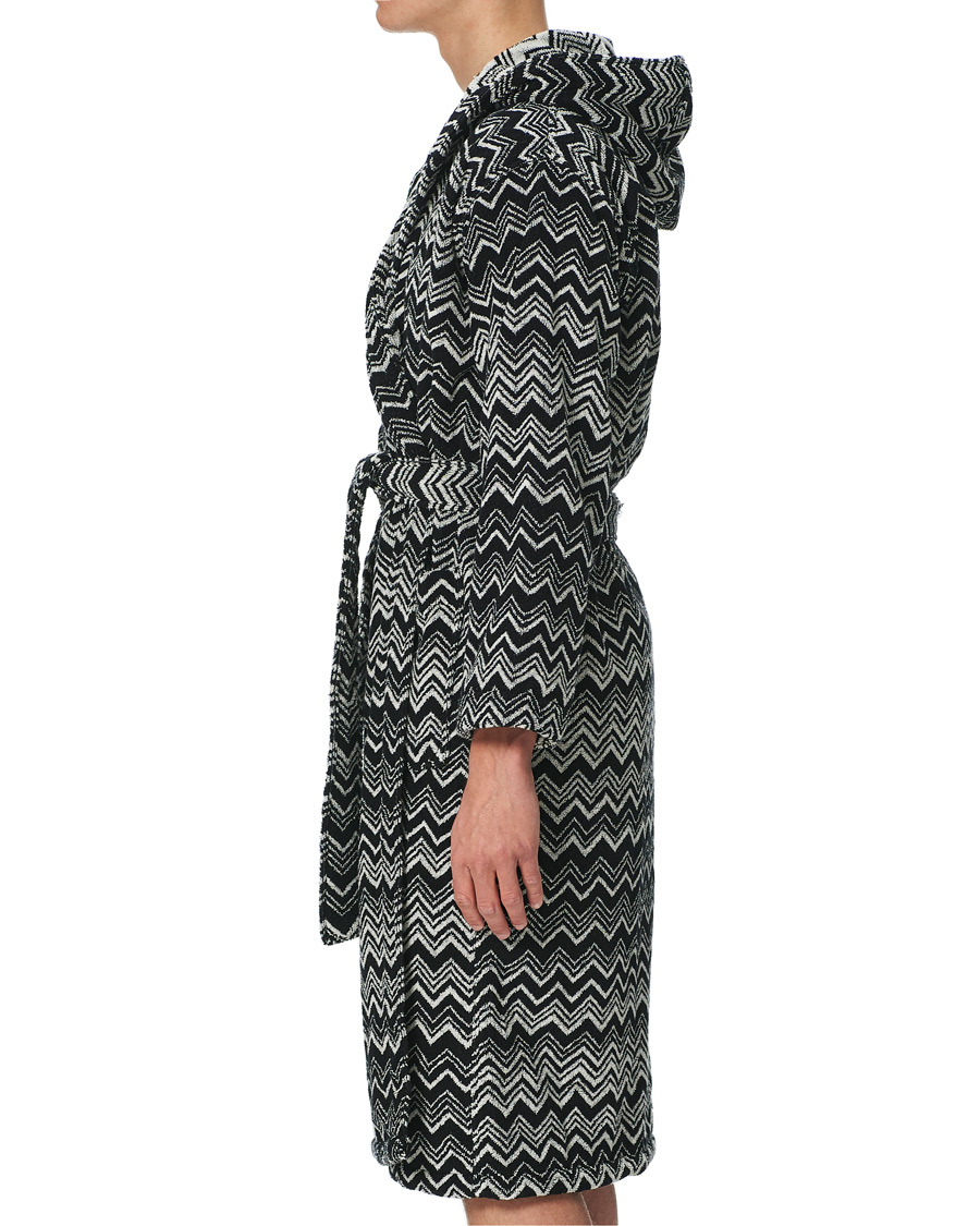Uomini | Accappatoi & Pigiami | Missoni Home | Keith Bathrobe Black/White