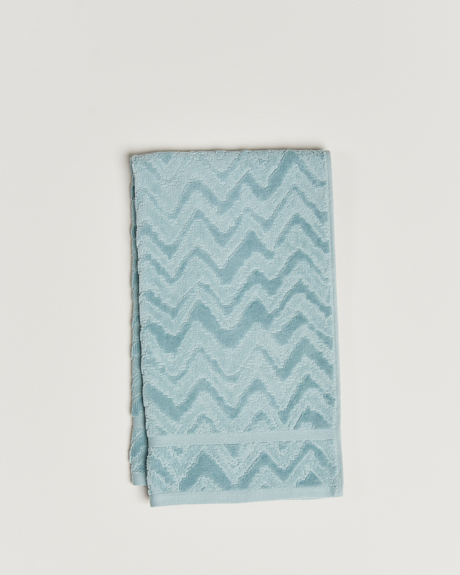 Uomini | Missoni Home Rex Hand Towel 40x70cm Light Blue | Missoni Home | Rex Hand Towel 40x70cm Light Blue